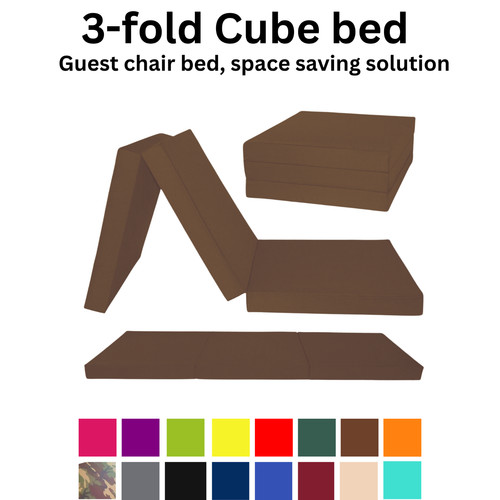 Fold cube bed foldable - cube, floor